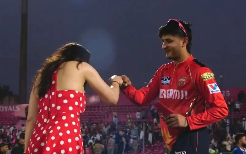 Preity Zinta Shares Spirited Fist Bump With Priyansh Arya After Thrilling Win Vs RR
